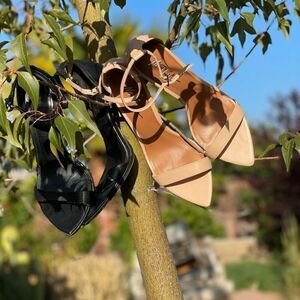 ****CULT FAVORITE*** Triangle Minimal 2 Strap Heel